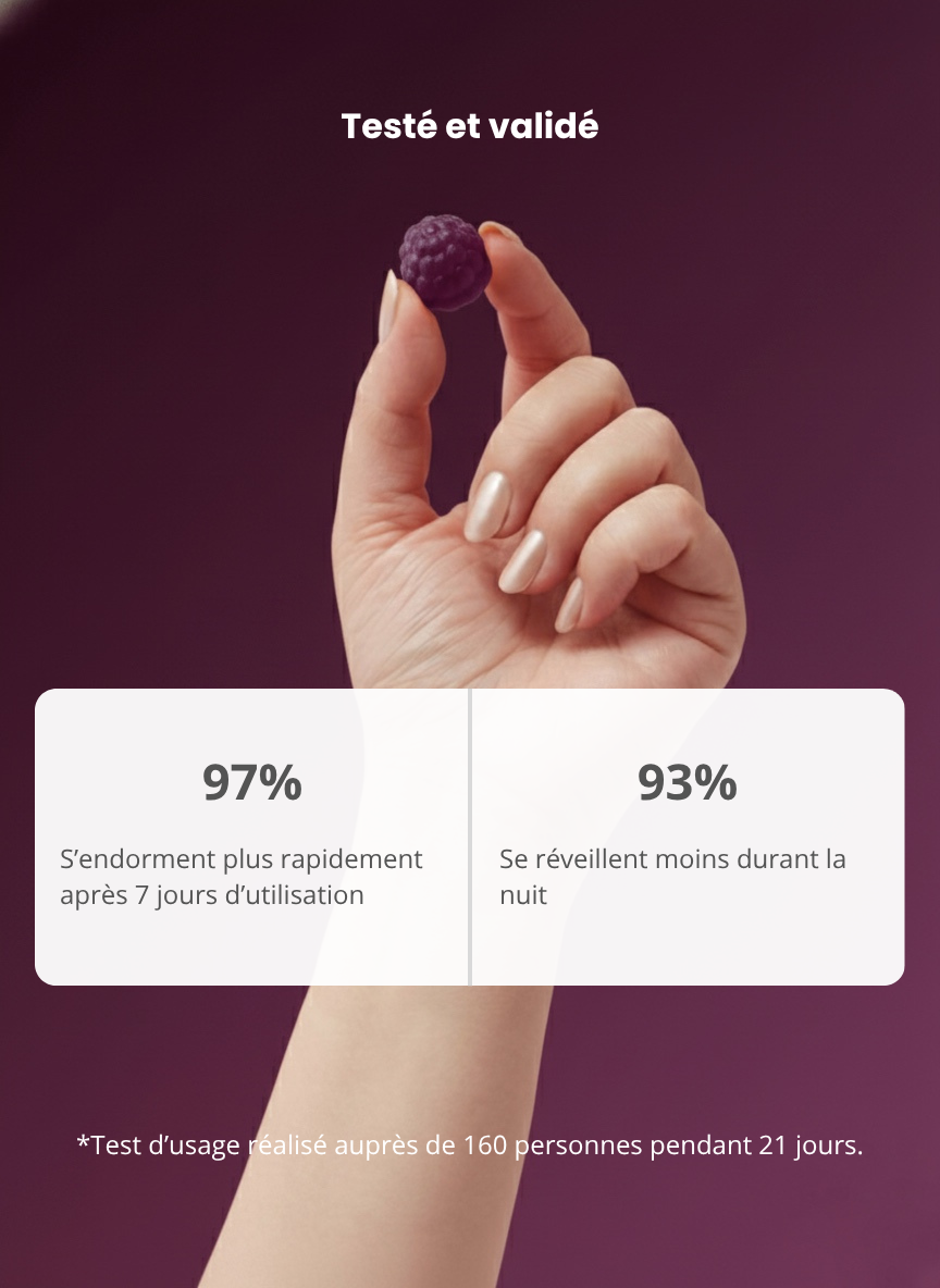 PURE SOMMEIL – Gummies Endormissement naturel & réparateur 💤