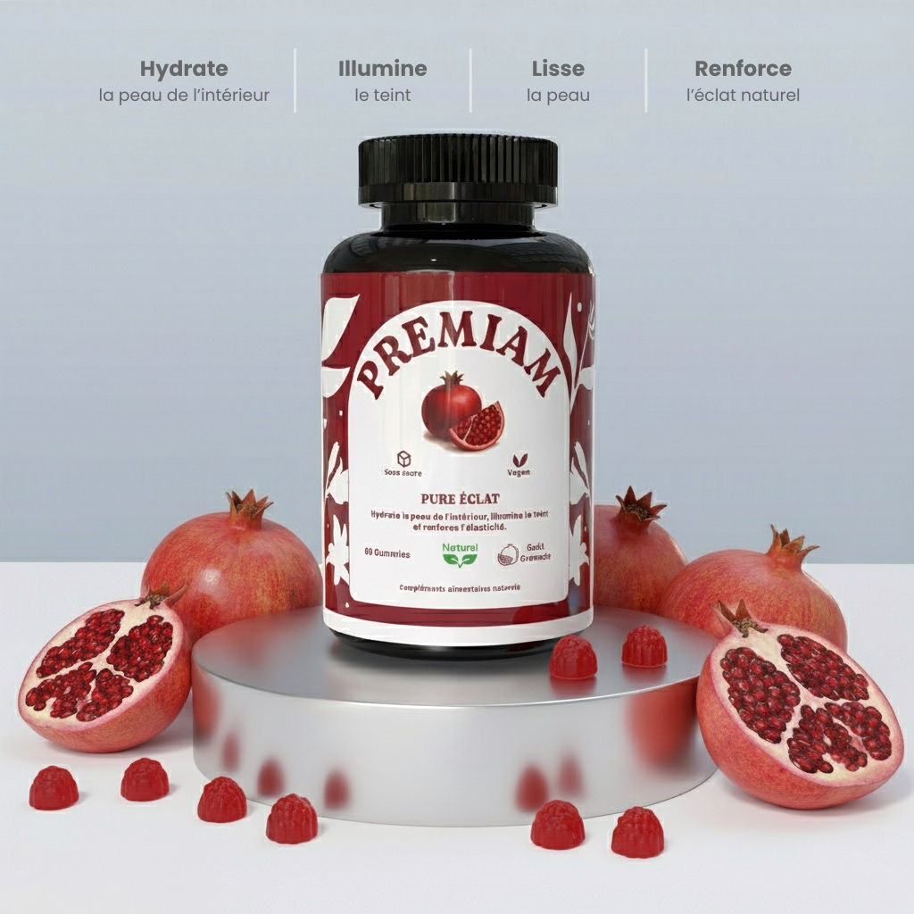 PURE ÉCLAT – Gummies Glow & Fermeté ✨ (Édition Limitée 2024)
