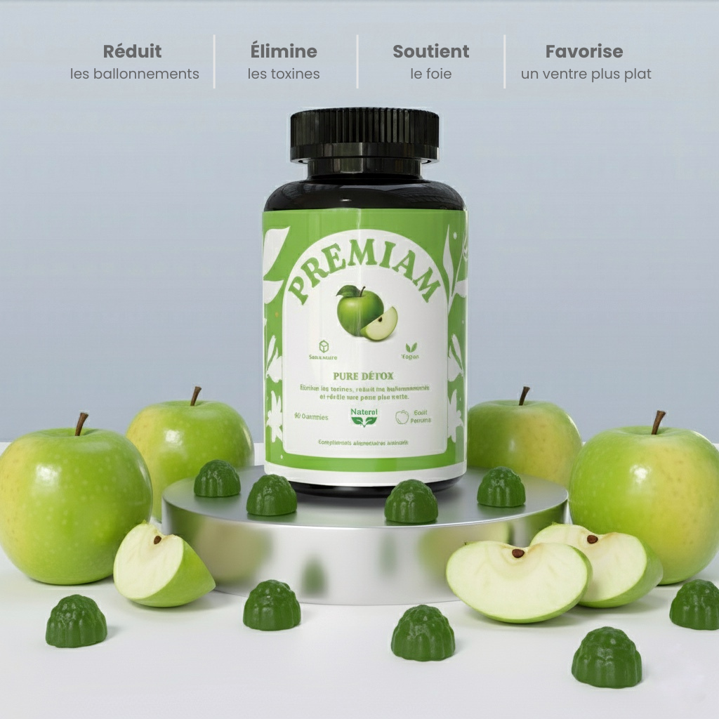 PURE DÉTOX – Gummies Légèreté & Digestion 🌿 (Édition Limitée 2025)
