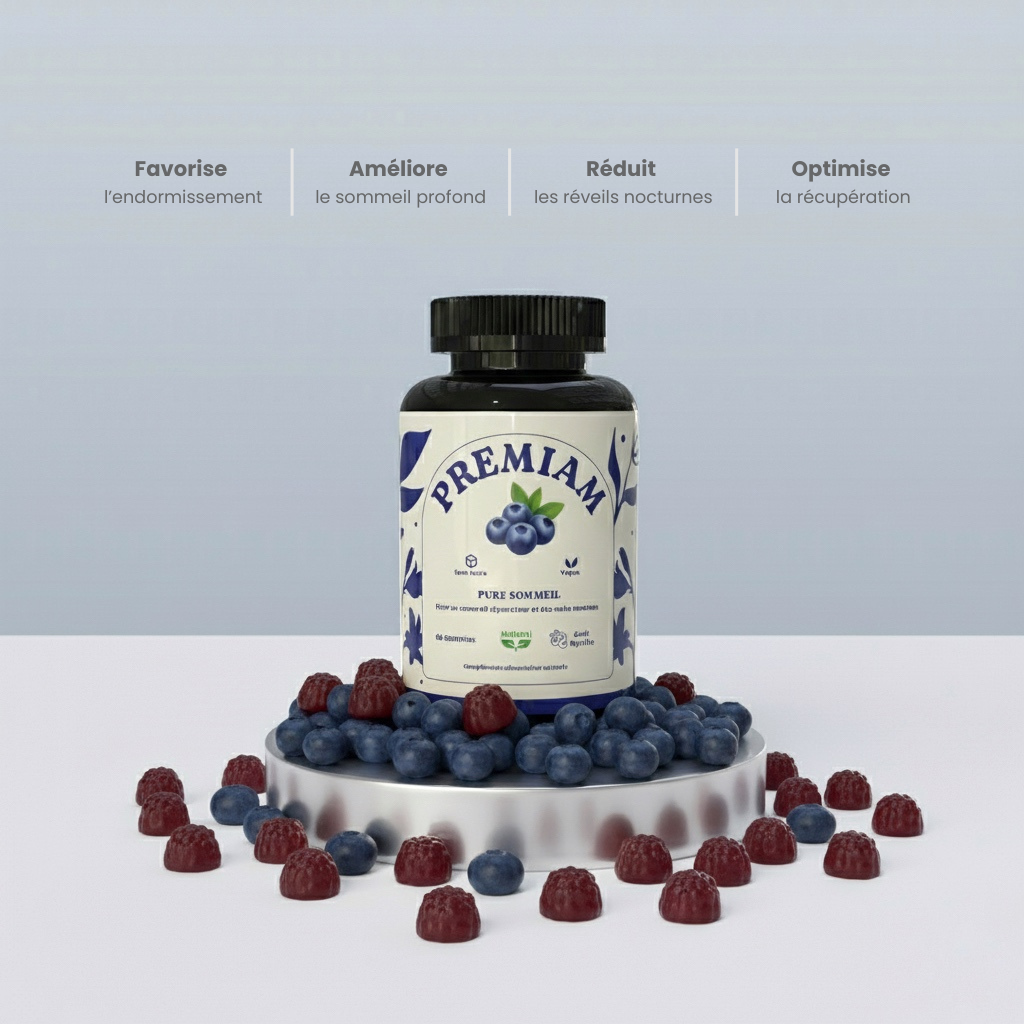 PURE SOMMEIL – Gummies Endormissement naturel & réparateur 💤
